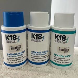 Damage Shield and Peptide Prep Shampoo Set -